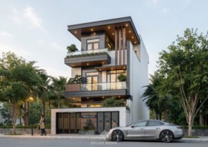Thiết Kế Và Thi Công Trọn Gói Nhà Phố Anh Minh – Phố Văn Cao, Ba Đình, Hà Nội